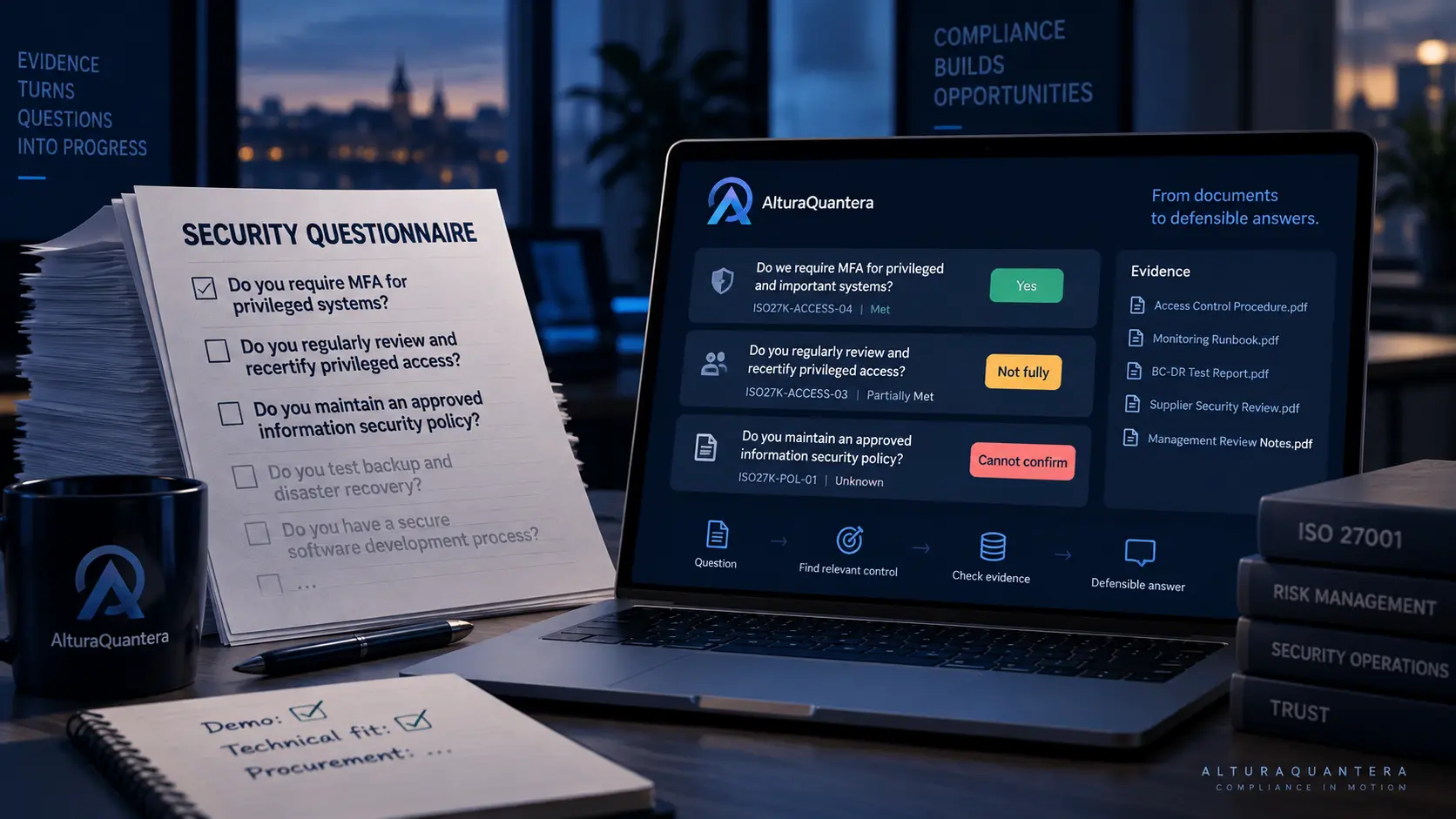 Featured image for The Demo Went Well. Then Procurement Sent the Security Questionnaire.